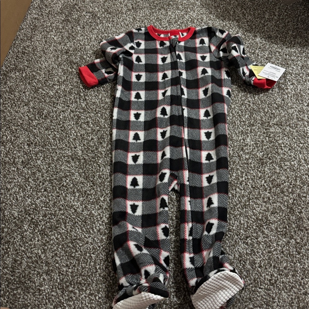 Fleece footie pajama SET - Picture 7 of 10